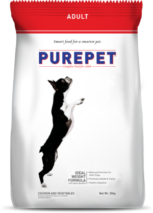 Purepet Adult Dry Dog Food 20kg | Chicken & Vegetable Flavour