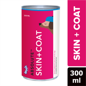 Drools Absolute Skin + Coat Syrup Dog Supplement